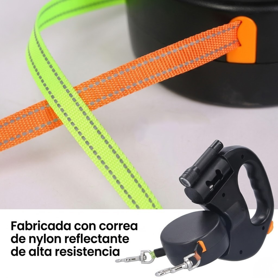 Correa para perros de doble tracción